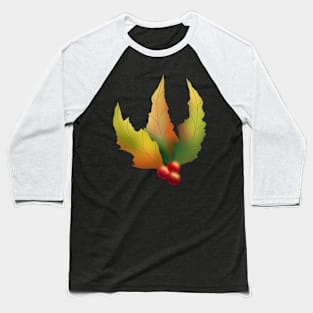 Leaves and Cranberries Baseball T-Shirt